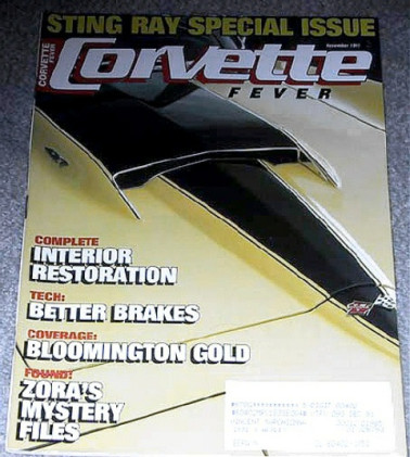 CORVETTE FEVER 1991 NOV - GRAND SPORT, L71, STINGRAYS, BRAKES, ZORA,'61,'91 67*